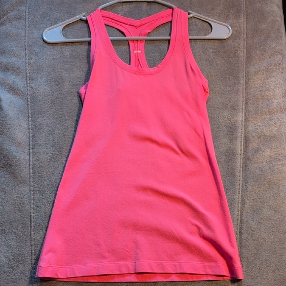 Lululemon Pink Racerback Tank - Picture 1 of 3